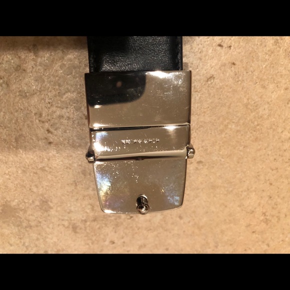 Men’s Coach “CC” canvas/leather reversible belt - Picture 10 of 16